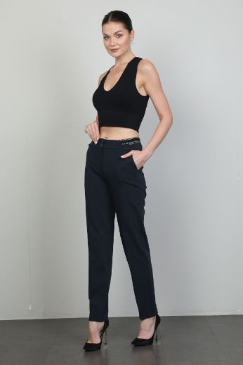 Picture of L-BIRD 13728 NAVY BLUE Women's Trousers