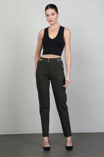 Picture of L-BIRD 13738 KHAKI Women's Trousers