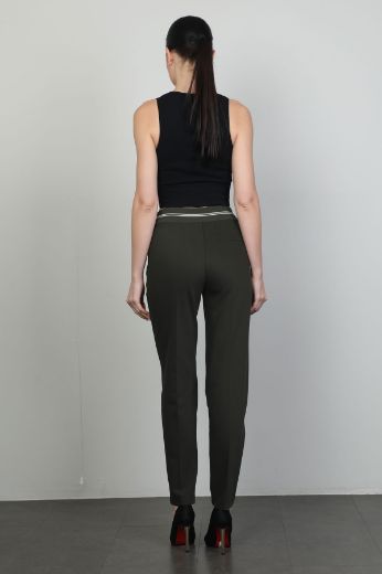 Picture of L-BIRD 13738 KHAKI Women's Trousers