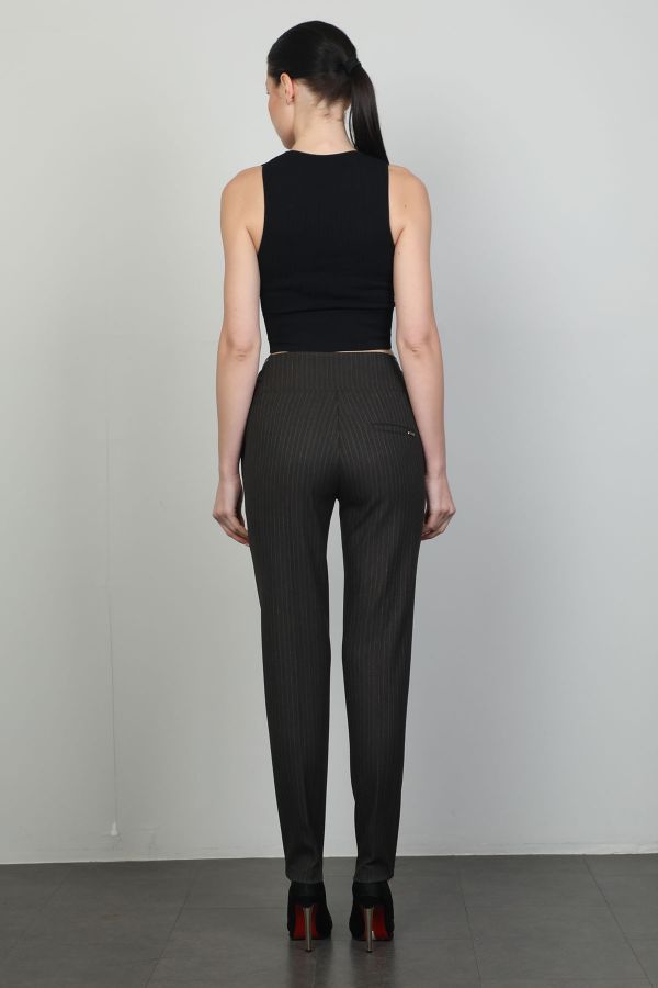 Picture of L-BIRD 13778 BROWN Women's Trousers