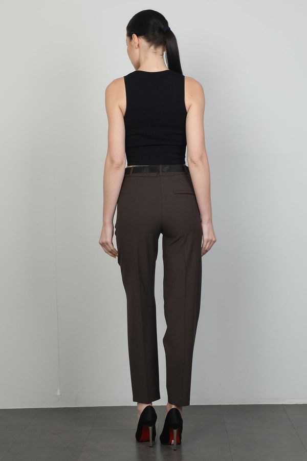 Picture of L-BIRD 13756 BROWN Women's Trousers