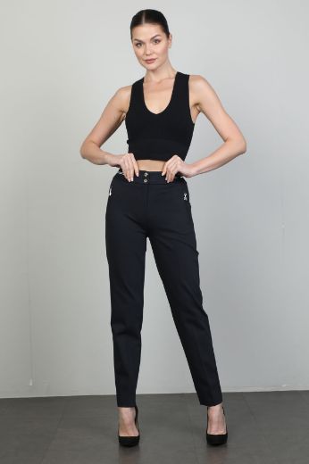 Picture of L-BIRD 13738 NAVY BLUE Women's Trousers