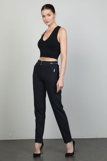 Picture of L-BIRD 13738 NAVY BLUE Women's Trousers