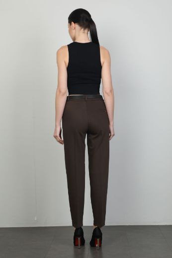 Picture of L-BIRD 13760 BROWN Women's Trousers