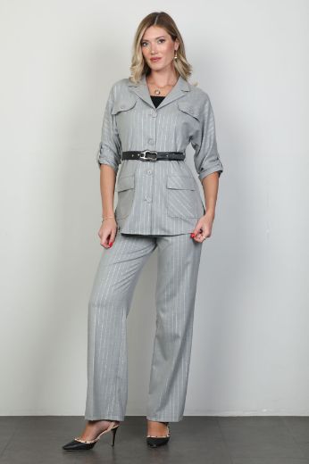 Picture of Fimore 1115-37 LIGHT GREY Women Suit