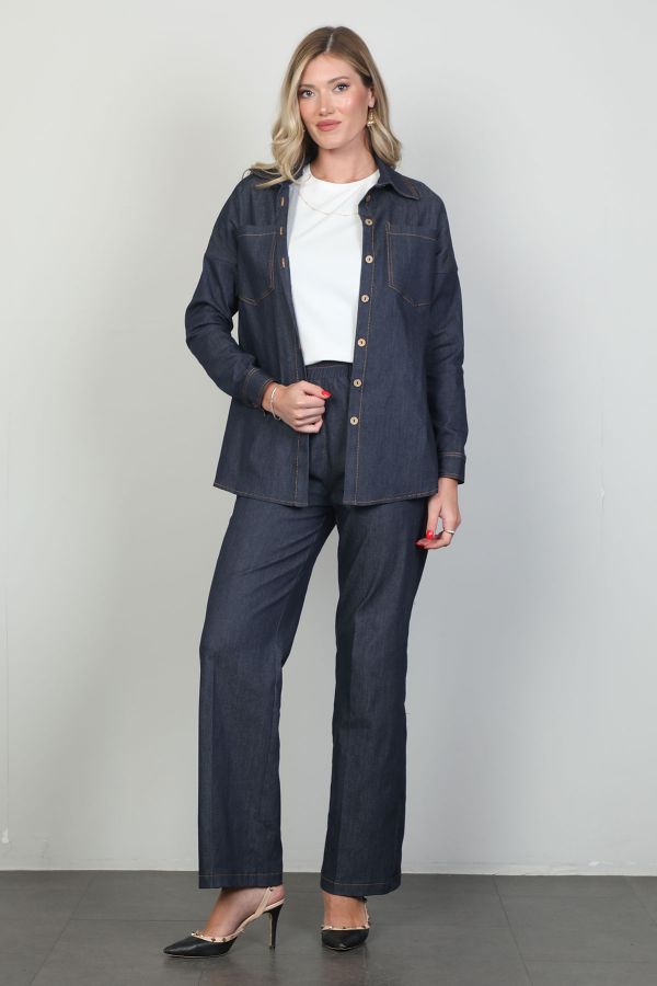 Picture of Fimore 1154-27 NAVY BLUE Women Suit