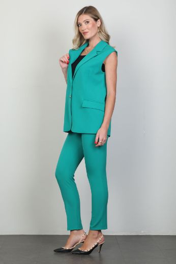 Picture of Fimore 7361-6 TURQUOISE Women Suit