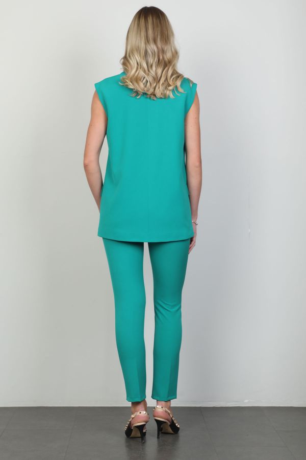 Picture of Fimore 7361-6 TURQUOISE Women Suit