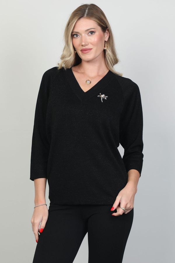 Picture of First Orme 2510 BLACK Women Blouse