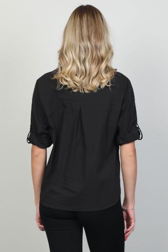 Picture of Aras 11836 BLACK Women Blouse