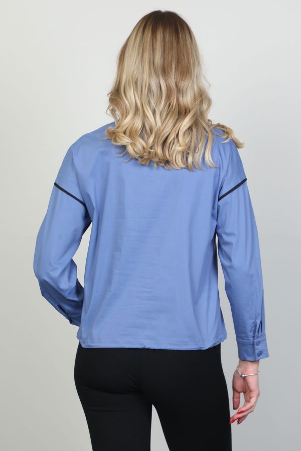 Picture of Aras 11773 BLUE Women Blouse