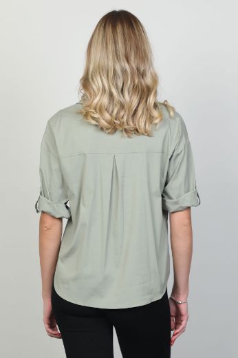 Picture of Aras 11836 KHAKI Women Blouse