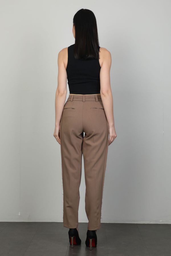 Picture of Bovona 245090 BROWN Women's Trousers