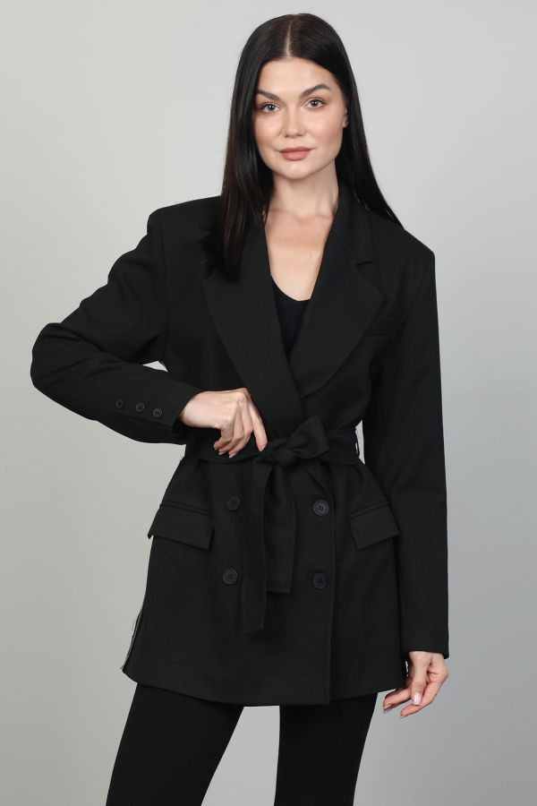 Picture of Bovona 24130810 BLACK Women Jacket