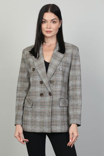 Picture of Bovona 246033 GREY Women Jacket