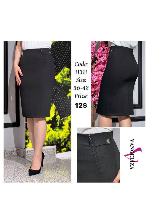 Picture of Vangeliza 11311 BLACK Women Skirt