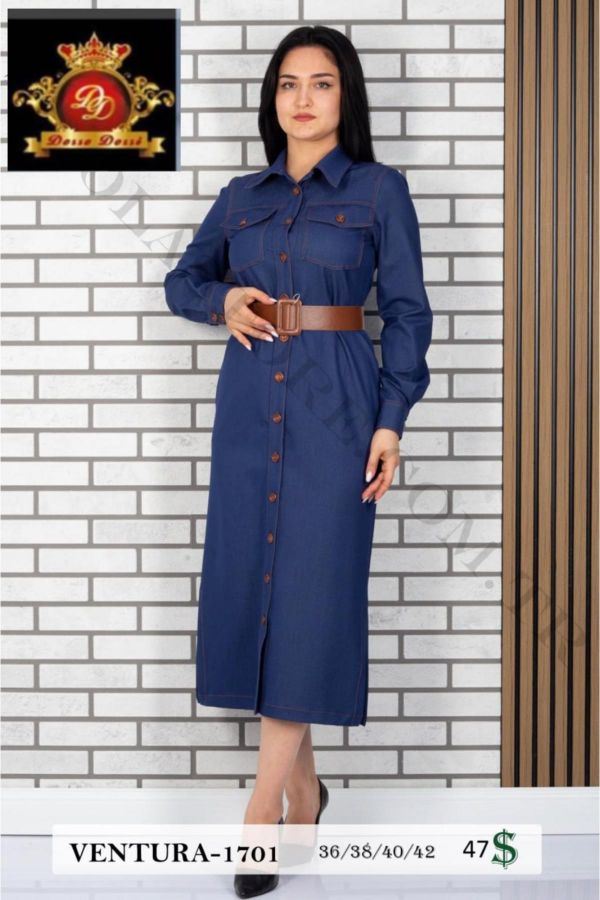 Picture of Ventura 1701 BLUE Women Dress