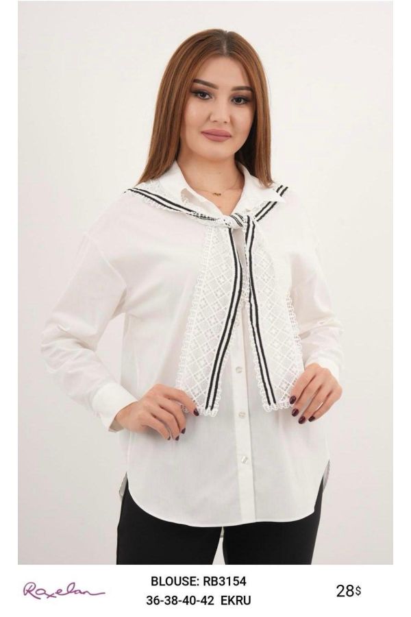 Picture of ROXELAN RB3154 ECRU Women Blouse