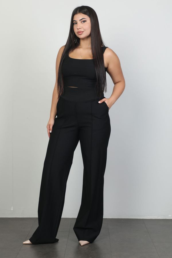 Picture of Galife 66926xl BLACK Plus Size Women Pants 