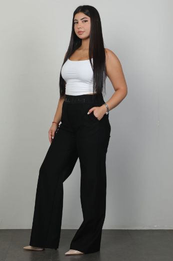 Picture of Galife 66928xl BLACK Plus Size Women Pants 