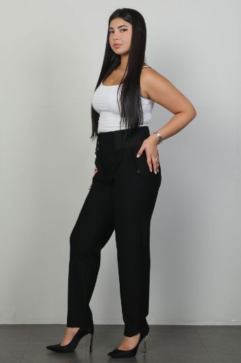 Picture of Galife 66931xl BLACK Plus Size Women Pants 