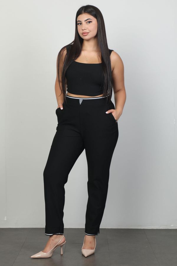 Picture of Galife 66941xl BLACK Plus Size Women Pants 