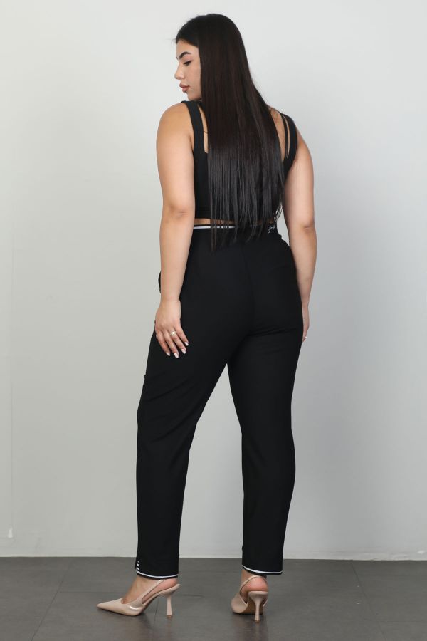 Picture of Galife 66941xl BLACK Plus Size Women Pants 