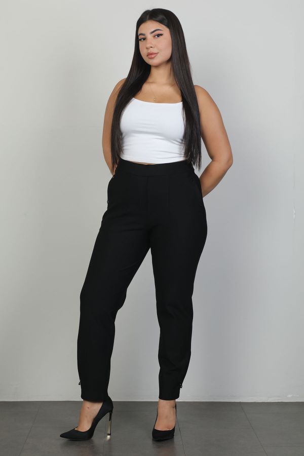 Picture of Galife 66877xl BLACK Plus Size Women Pants 