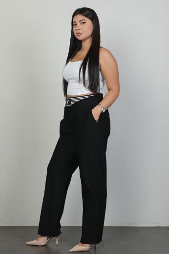 Picture of Galife 66938xl BLACK Plus Size Women Pants 