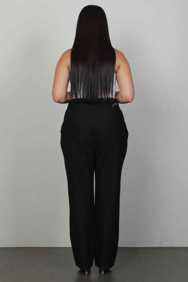 Picture of Galife 66938xl BLACK Plus Size Women Pants 