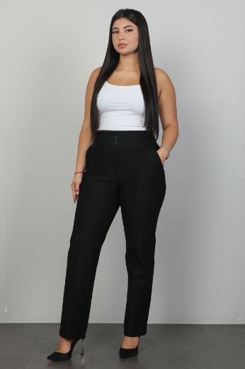 Picture of Galife 66934xl BLACK Plus Size Women Pants 