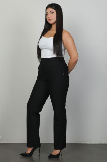 Picture of Galife 66934xl BLACK Plus Size Women Pants 