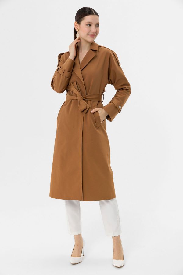 Picture of Icon 225 BB CAMEL Women Trenchcoat