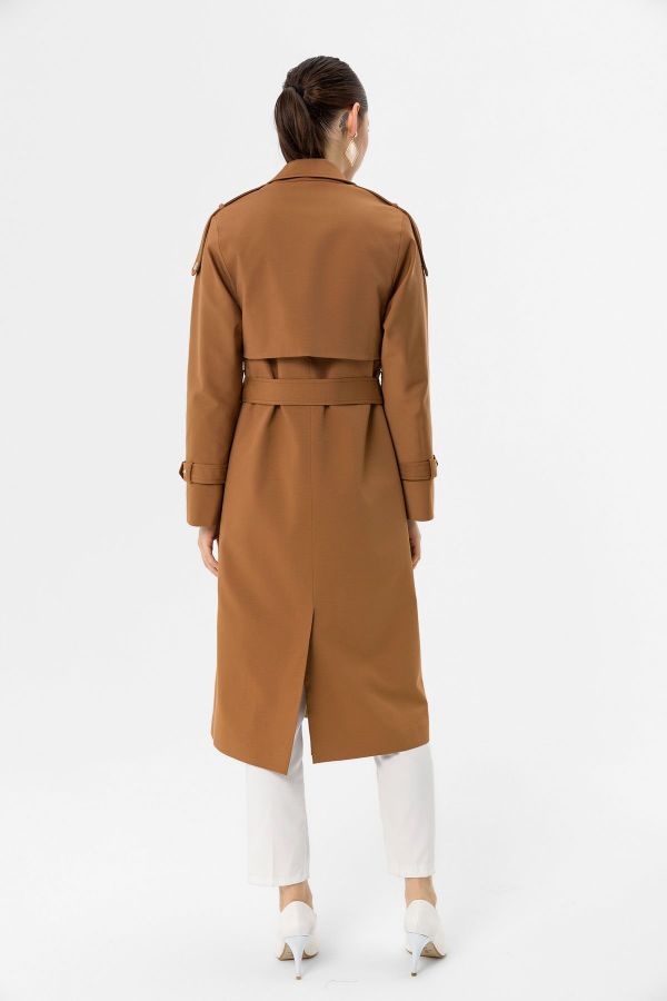 Picture of Icon 225 BB CAMEL Women Trenchcoat