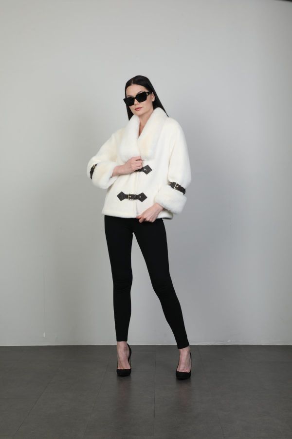 Picture of Icon 611 BB ECRU Women Coat