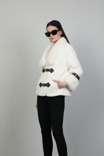 Picture of Icon 611 BB ECRU Women Coat