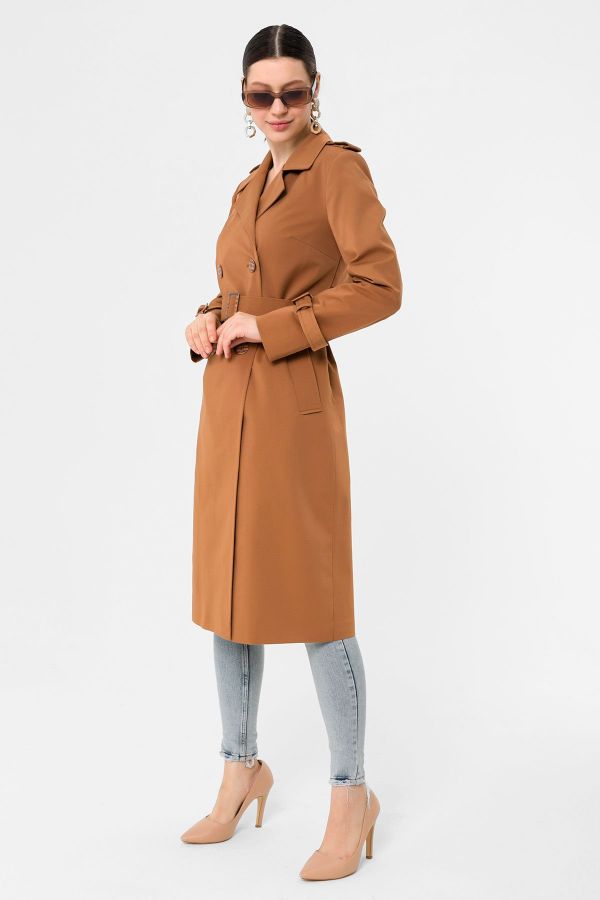 Picture of Icon 224 BB CAMEL Women Trenchcoat