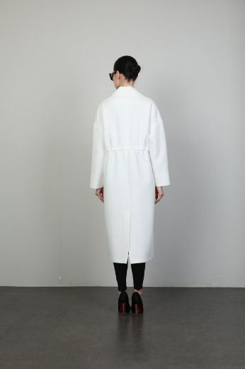 Picture of Icon 486 BB WHITE Women Trenchcoat