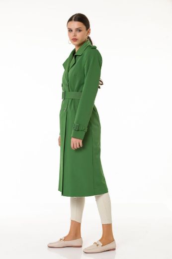 Picture of Icon 224 KB GREEN Women Trenchcoat