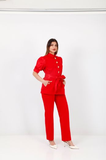 Picture of Lasagrada L19790 RED Women Suit