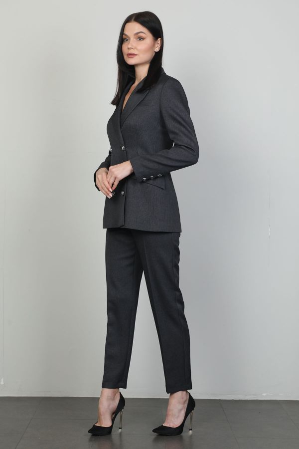 Picture of Idyl 24B6002 ANTHRACITE Women Suit