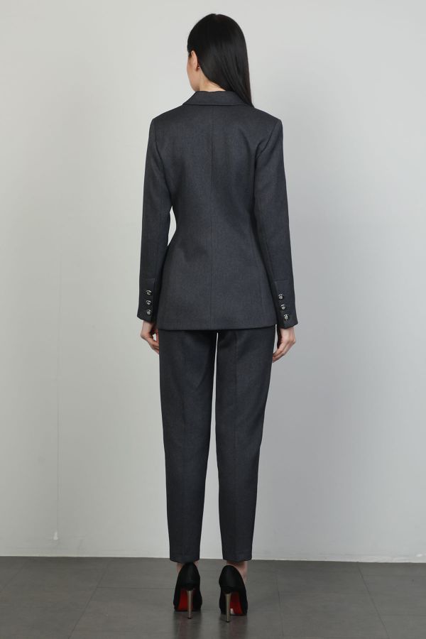 Picture of Idyl 24B6002 ANTHRACITE Women Suit