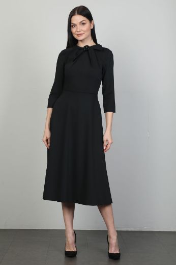 Picture of Idyl 24B5007 BLACK Women Dress