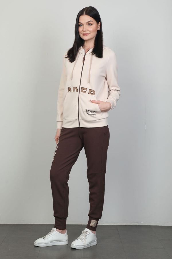 Picture of Of White 2248105 BROWN Women Suit