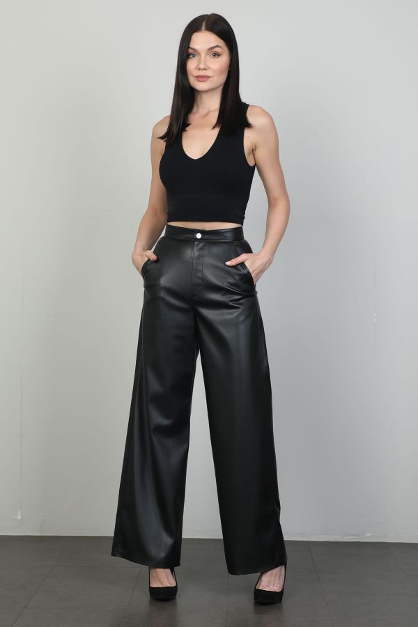 Picture of Red Export Women 4439 BLACK Women's Trousers