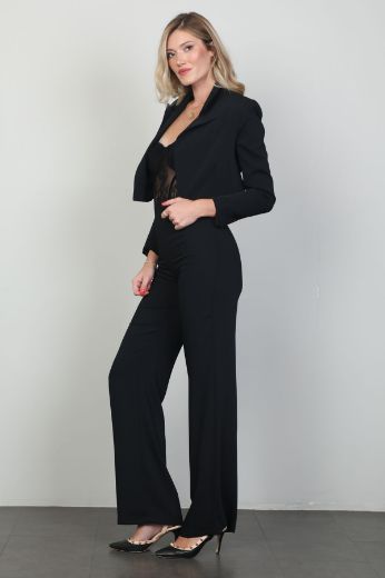 Picture of Green World 5324 BLACK Women Suit