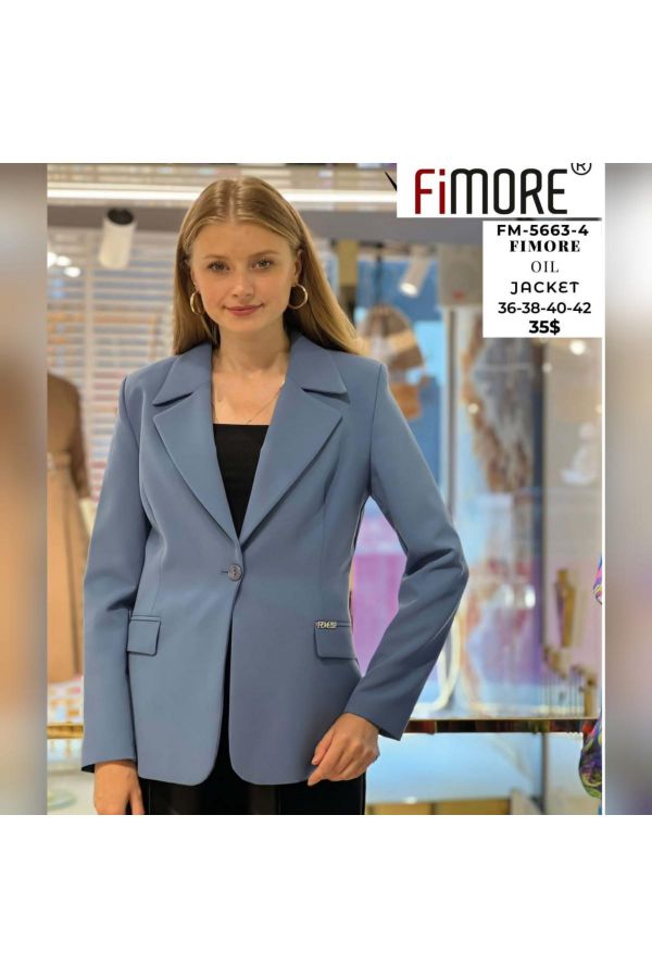 Fimore 5663-4 INDIGO Kadın Ceket resmi