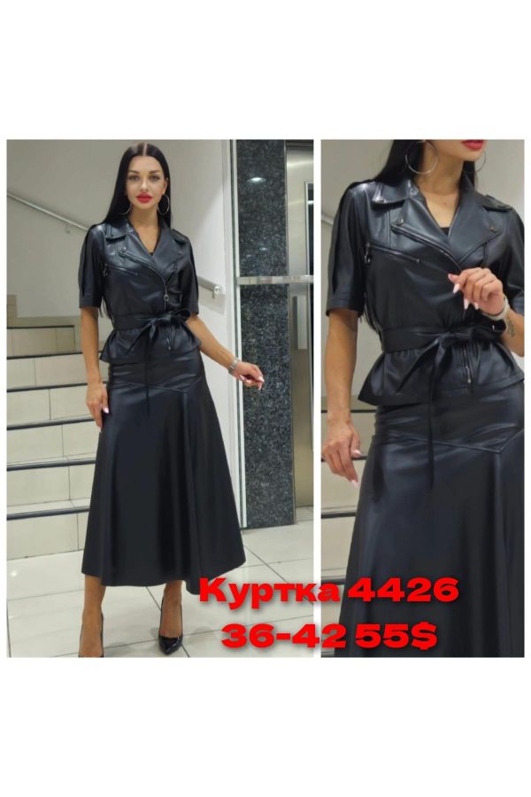 Picture of Red Export Women 4426 BLACK WOMANS SKIRT SUIT 