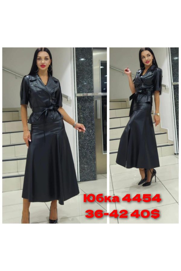 Picture of Red Export Women 4454 BLACK WOMANS SKIRT SUIT 