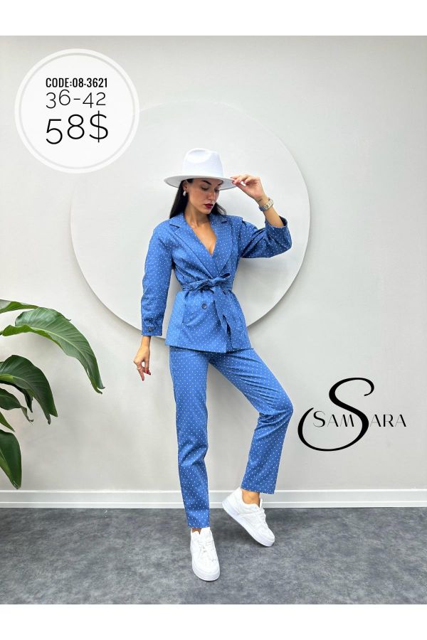 Picture of Samsara 08-3621 BLUE Women Suit